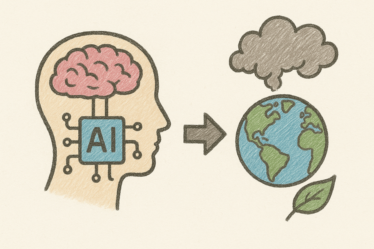 Environmental effects of AI